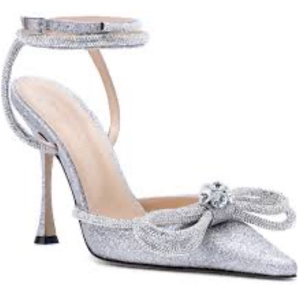 ISO: Silver Sparkle Mach & Mach shoes size 40